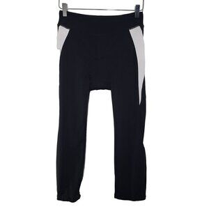 DaYoung 3D Padded Cycling Capri Pants Nylon Stretch Black Womens Medium